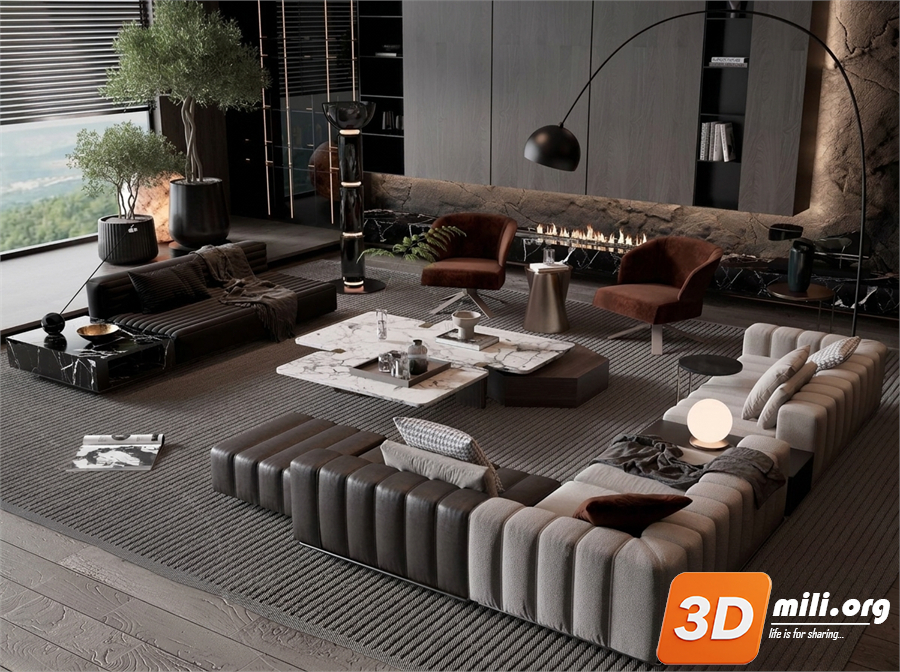 Sofa Minotti Skp Files 
